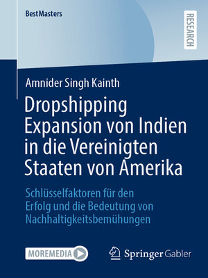 cover image of Dropshipping Expansion von Indien in die Vereinigten Staaten von Amerika
